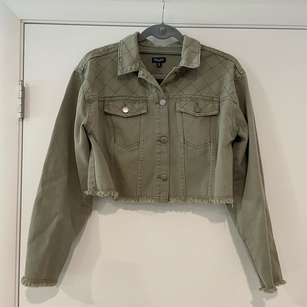 Splendid • Cropped Denim Jacket - Picture 2 of 8